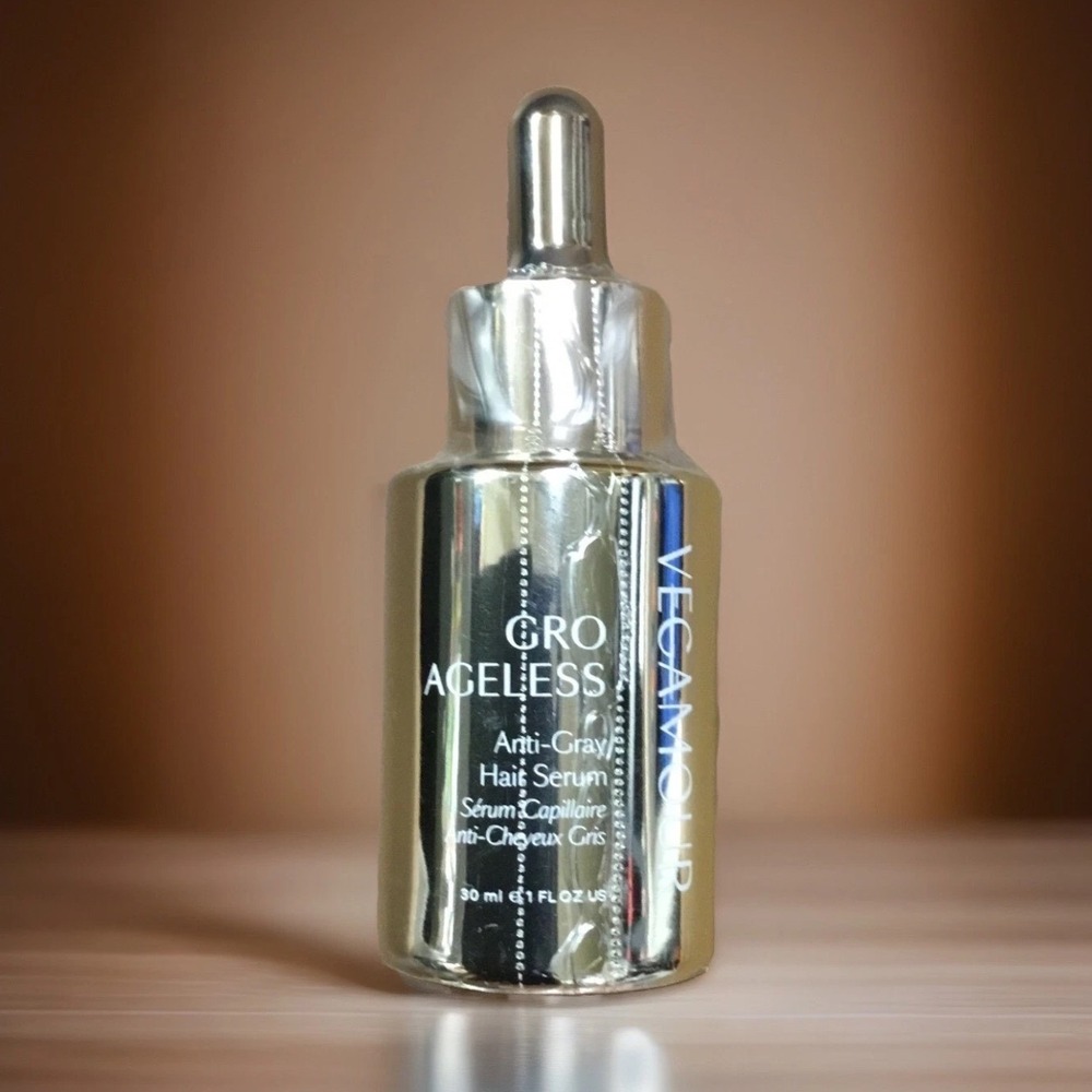 Vegamour GRO Ageless Hair Serum Women 30ml Silver NEW Anti-Gray Scalp Treatment